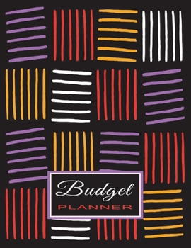 Budget Planner: Budget Journal – Book of Expense Tracker Sheets for Planning and Tracking Household or Personal Finance | Non-Dated for Full Flexibility – Lines Color Blocks