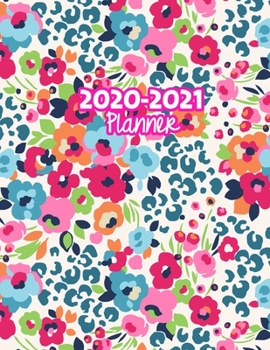 2020-2021 Planner: Two Year Calendar Organizer and Goal Journal | January 2020 - December 2021 Daily, Weekly and Monthly Planner Book with Back Sticker Expression Wall for 2 Years | Design Code 89978