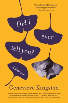 Paperback Did I Ever Tell You?: A Memoir Book