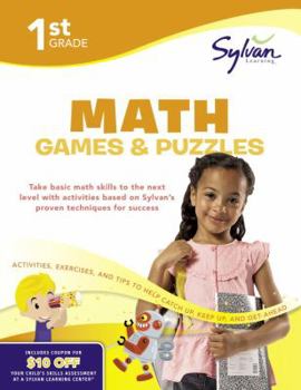 Paperback 1st Grade Math Games & Puzzles Book