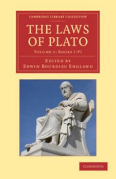 Paperback The Laws of Plato: Edited with an Introduction, Notes Etc. Book