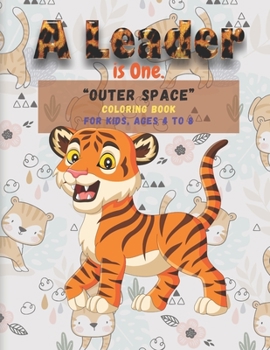 Paperback OUTER SPACE Coloring Book: Activity Book for Kids, Ages 4 to 8, Large Print, Expanse Exists Beyond Earth, Quiet Time for You and Fun for Kids Book