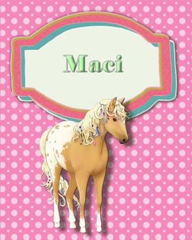 Handwriting and Illustration Story Paper 120 Pages Maci: Primary Grades Handwriting Book
