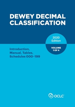 Paperback Dewey Decimal Classification, 2020, Volume 1 Book