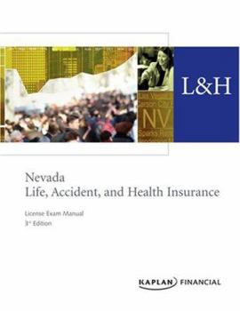 Paperback Nevada Life, Accident and Health Insurance License Exam Book