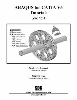 Perfect Paperback ABAQUS for CATIA V5 Tutorials AFC V2.5 Book