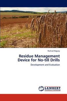Paperback Residue Management Device for No-till Drills Book