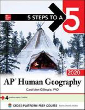 Paperback 5 Steps to a 5: AP Human Geography 2020 Book