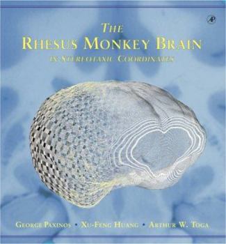 Paperback The Rhesus Monkey Brain in Stereotaxic Coordinates Book