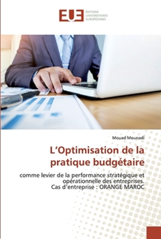 Paperback L'Optimisation de la pratique budgétaire [French] Book