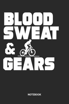 Notebook: Mountain Bike Themed Notebook (6x9 inches) with Blank Pages ideal as a Cycle MTB Journal. Perfect as a Mountainbike Downhill Biycle Lover. Great gift for Kids, Men and Women