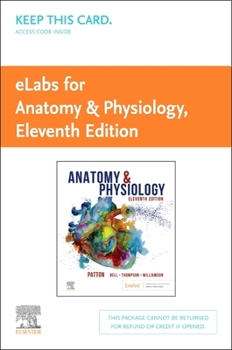 Printed Access Code Elabs for Anatomy & Physiology (Access Code) 11E Book