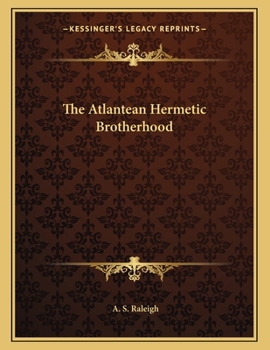 Paperback The Atlantean Hermetic Brotherhood Book