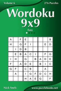 Paperback Wordoku 9x9 - Easy - Volume 6 - 276 Logic Puzzles Book