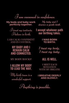 I am Cocooned in Confidence: Dream Journal - 6”x9” - 120 pages - Dream Recording Notebook - Matte Cover