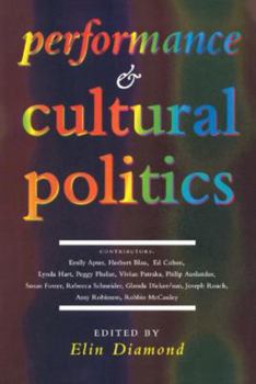 Paperback Performance and Cultural Politics Book