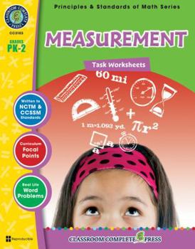 Paperback Measurement, Grades PK-2 [With 3 Transparencies] Book