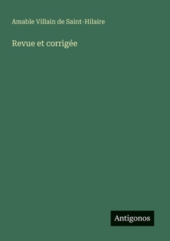 Paperback Revue et corrigée [French] Book