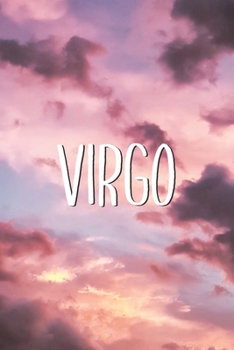 Paperback Virgo: Awesome Aesthetic Virgo Astrology Zodiac Sign Blank Lined Paper Notebook Horoscope Journal Gift Book