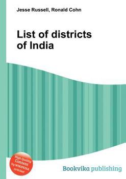 Paperback List of Districts of India Book