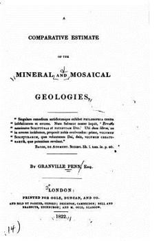 Paperback A Comparative Estimate of the Mineral and Mosaical Geologies Book