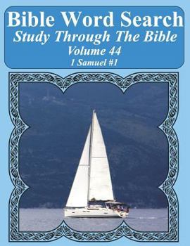 Paperback Bible Word Search Study Through The Bible: Volume 44 1 Samuel #1 [Large Print] Book