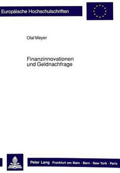 Paperback Finanzinnovationen Und Geldnachfrage [German] Book