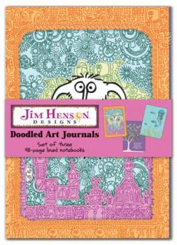 Jim Henson Designs: Doodled Art Journals: Set of three 48-page lined notebooks