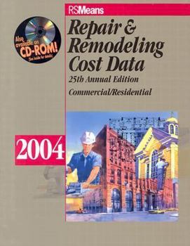 Paperback 2004 Repair & Remodeling Cost Data Book