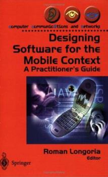 Paperback Designing Software for the Mobile Context: A Practitioner's Guide Book