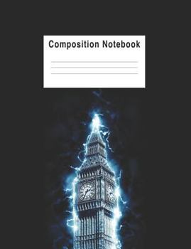 Paperback Composition Notebook: London Clock Tower Book