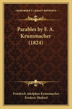 Paperback Parables by F. A. Krummacher (1824) Book