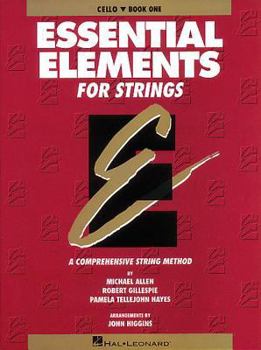 Paperback Essential Elements for Strings - Book 1 (Original Series): Cello Book