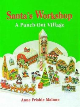 Paperback Santa's Workshop: A Punch-Out Village and Characters Book