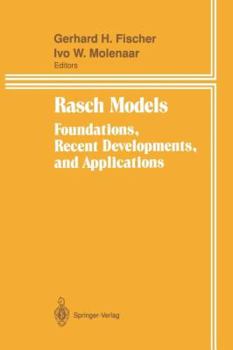Paperback Rasch Models: Foundations, Recent Developments, and Applications Book