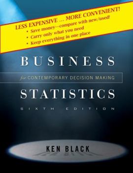 Hardcover Business Statistics for Contemporary Decision Making Book