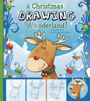 Paperback A Drawing a Christmas Wonderland: A Step-By-Step Sketchpad Book