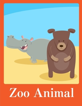 Zoo Animal: Christmas Coloring Book for Children,Preschool,Kindergarten age 3-5 (Dear Zoo)