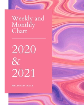 Weekly and Monthly Chart 2020 & 2021: Jan 1, 2020 to Dec 31, 2021: Weekly & Monthly Planner . 24 Month Calendar