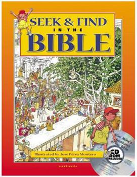 Hardcover Seek & Find in the Bible Book