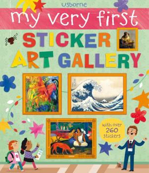 Paperback My very first sticker art gallery Book