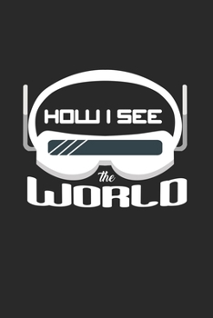 How I see the world: 6x9 FPV | blank with numbers paper | notebook | notes