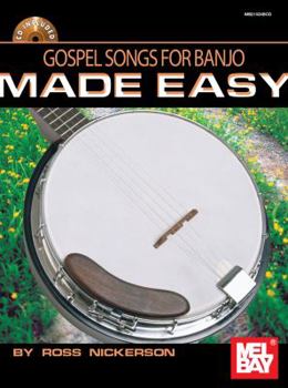 Paperback Gospel Songs for Banjo Made Easy Book/CD Set Book