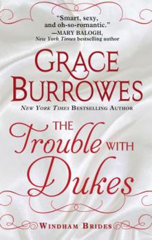 Hardcover The Trouble with Dukes [Large Print] Book