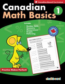 Paperback Canadian Math Basics Grade 1 Book