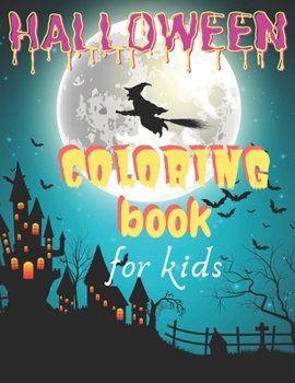 Paperback Halloween Coloring Book for Kids Book