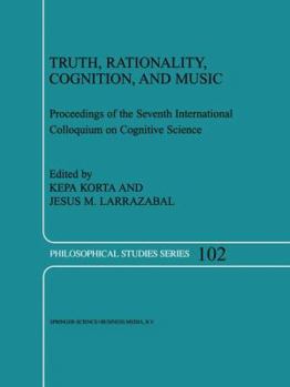 Paperback Truth, Rationality, Cognition, and Music Book