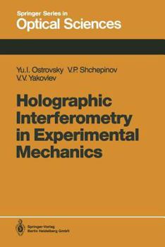 Paperback Holographic Interferometry in Experimental Mechanics Book