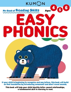 Paperback Kumon My Bk of Reading Skills: Easy Phonics Book