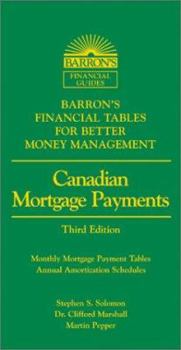 Paperback Canadian Mortgage Payments Book